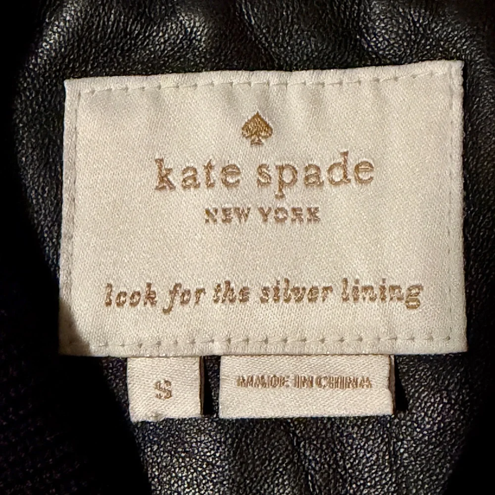 NWOT Kate Spade Leather Jacket - Picture 7 of 15
